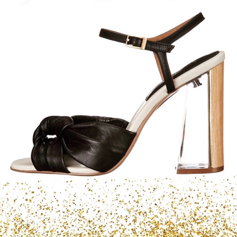 New Calvin Klein Clear Knot Sandals Laureen Cervo
